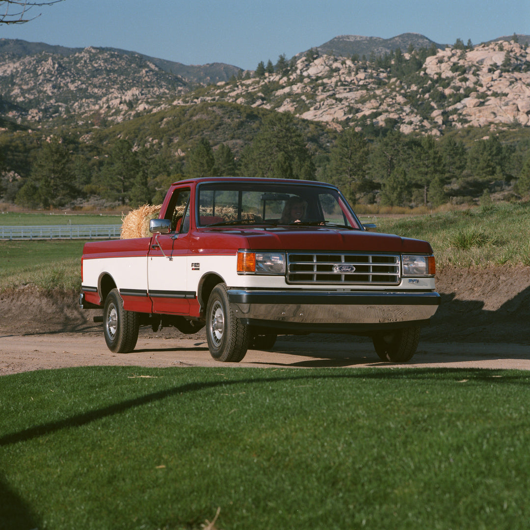 This archival image documents the 1988 Ford F-150 pickup truck and is preserved in the Ford Heritage Vault as part of Ford Motor Company's historic photographic archive. Free for personal, non-commercial use. Ford Heritage Vault reference AR-2008-...
