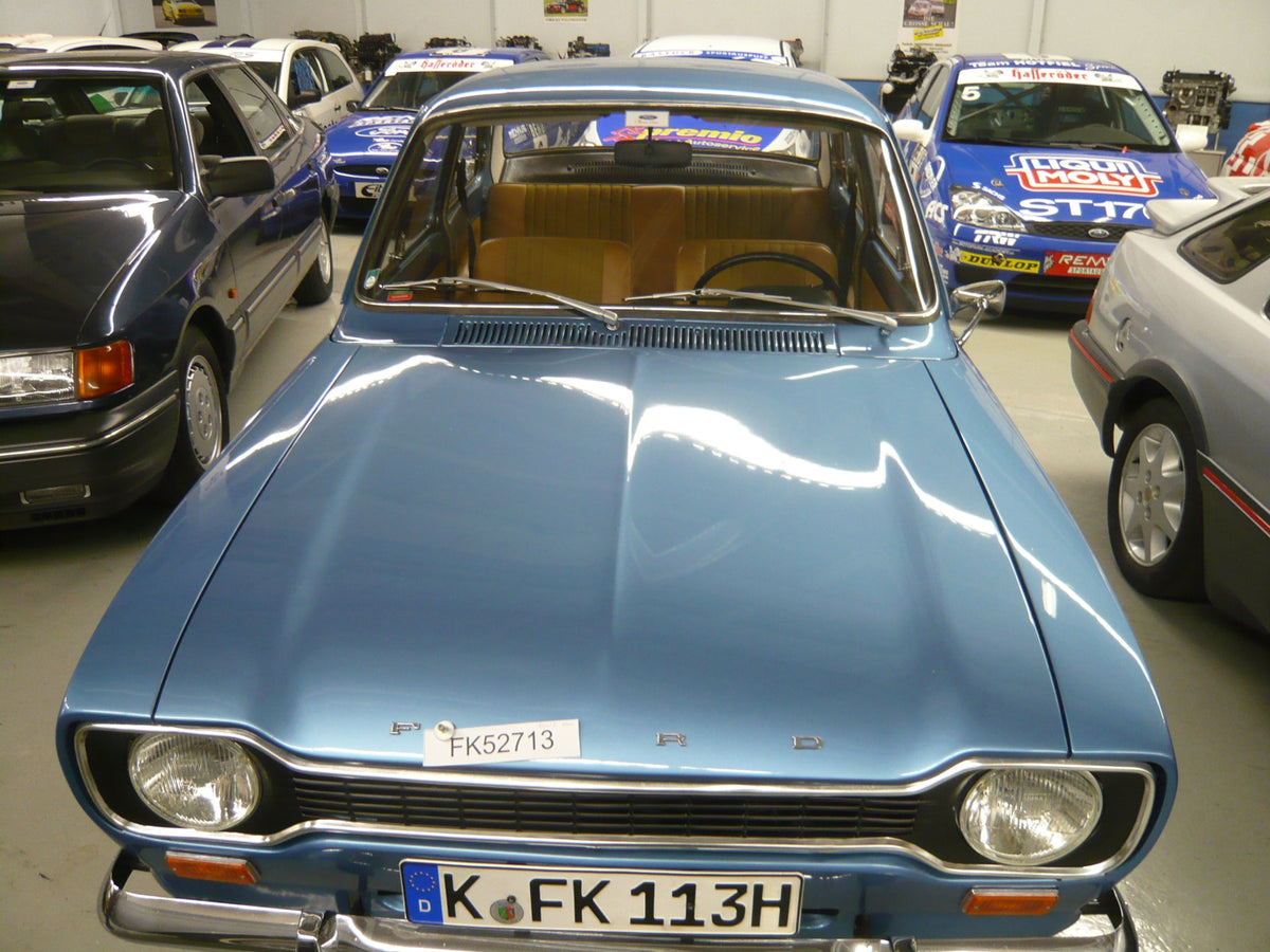This archival image documents the 1974 Ford Escort Mk I Hundeknochen and is preserved in the Ford Heritage Vault as part of Ford Motor Company's historic photographic archive. Free for personal, non-commercial use. Ford Heritage Vault reference AR...