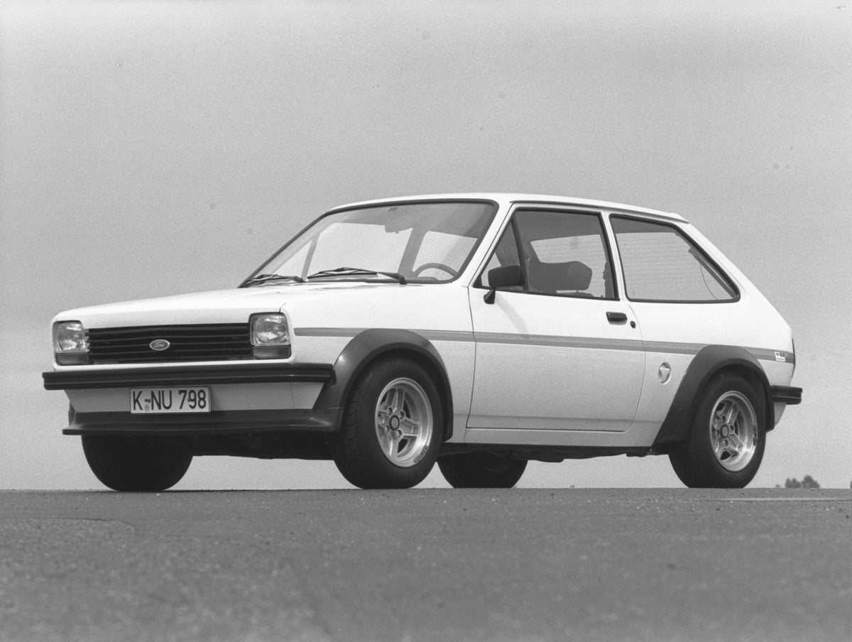 This archival image documents the 1976 Ford Fiesta Mark I on pavement and is preserved in the Ford Heritage Vault as part of Ford Motor Company's historic photographic archive. Free for personal, non-commercial use. Ford Heritage Vault reference A...