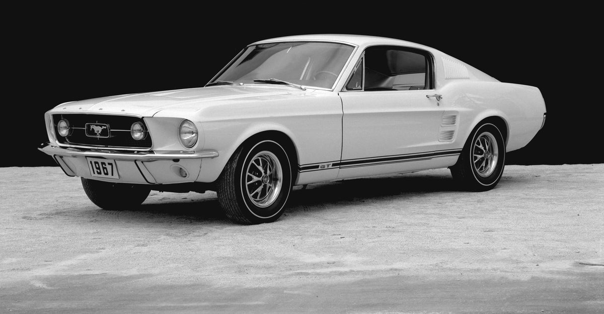 This archival image documents the 1967 Ford Mustang GT fastback and is preserved in the Ford Heritage Vault as part of Ford Motor Company's historic photographic archive. Free for personal, non-commercial use. Ford Heritage Vault reference AR-2008...