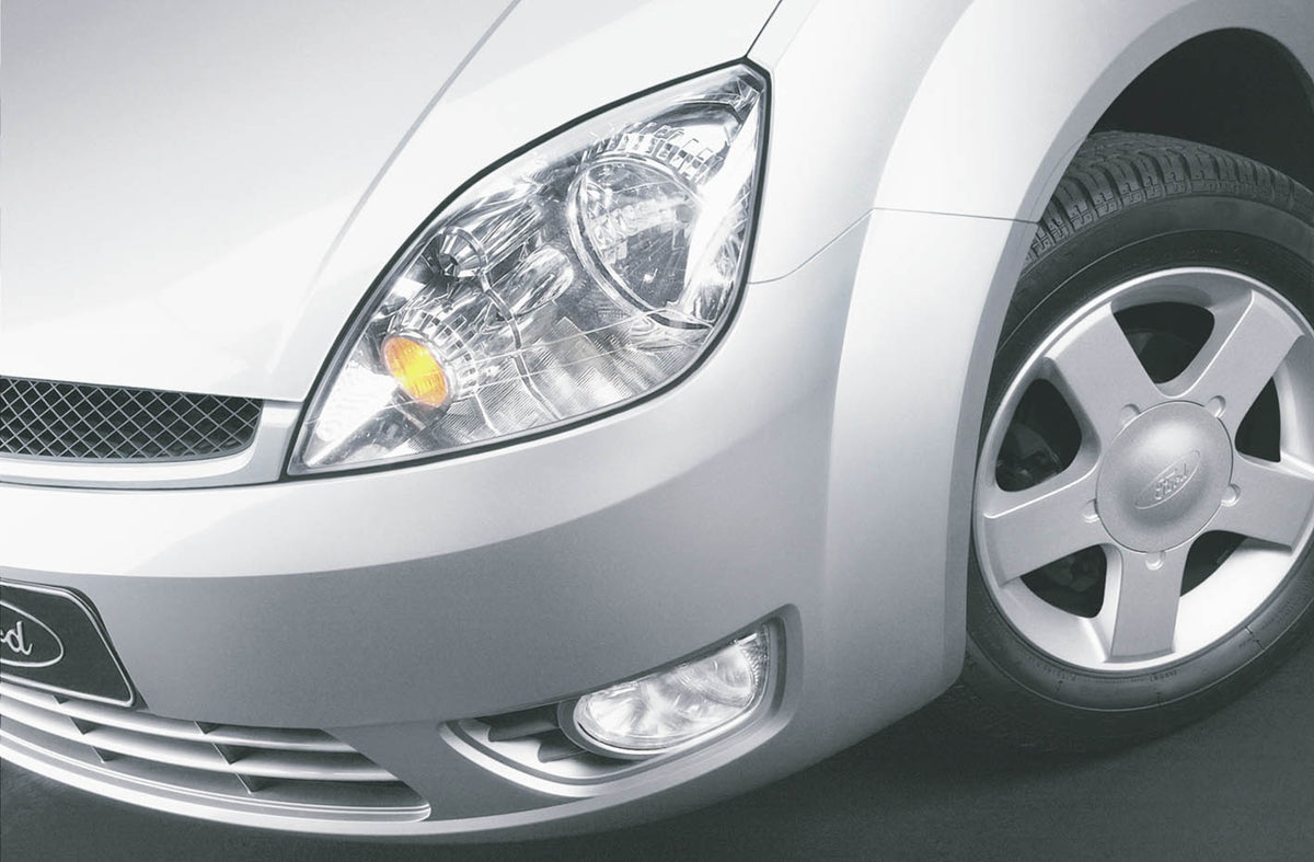 This archival image documents the 2003 Ford Fiesta headlight closeup MS597331 and is preserved in the Ford Heritage Vault as part of Ford Motor Company's historic photographic archive. Free for personal, non-commercial use. Ford Heritage Vault ref...