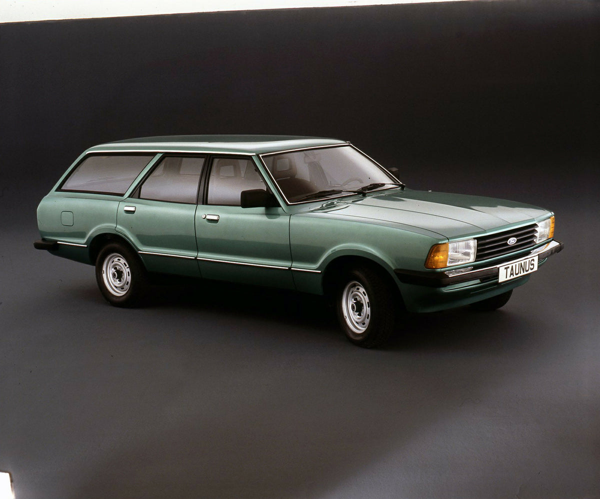 This archival image documents the 1979 Ford Taunus TC3 estate LHD in studio and is preserved in the Ford Heritage Vault as part of Ford Motor Company's historic photographic archive. Free for personal, non-commercial use. Ford Heritage Vault refer...