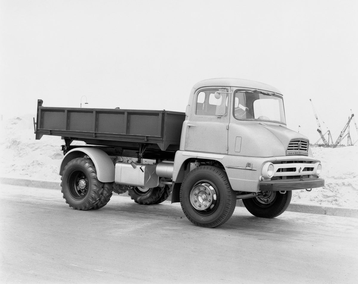 This archival image documents the 1957 Three way Tipper on Ford Thames Trader and is preserved in the Ford Heritage Vault as part of Ford Motor Company's historic photographic archive. Free for personal, non-commercial use. Ford Heritage Vault ref...