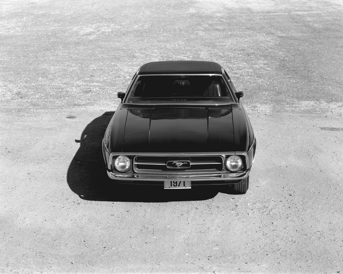 This archival image documents the 1971 Ford Mustang hardtop and is preserved in the Ford Heritage Vault as part of Ford Motor Company's historic photographic archive. Free for personal, non-commercial use. Ford Heritage Vault reference AR-2008-8.1...