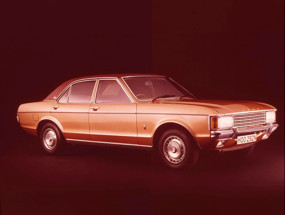 This archival image documents the 1975 Ford Granada Mark I GXL 2000 in studio and is preserved in the Ford Heritage Vault as part of Ford Motor Company's historic photographic archive. Free for personal, non-commercial use. Ford Heritage Vault ref...