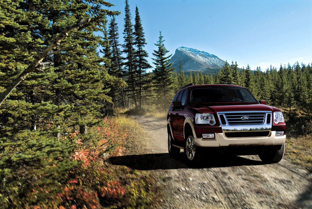 This archival image documents the 2008 Ford Explorer and is preserved in the Ford Heritage Vault as part of Ford Motor Company's historic photographic archive. Free for personal, non-commercial use. Ford Heritage Vault reference AR-2008-8.1.4.5892.
