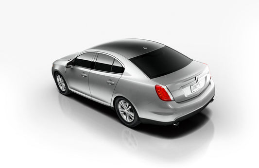 2012 Lincoln MKS rear view in studio MS283498 HV 2012-0036
