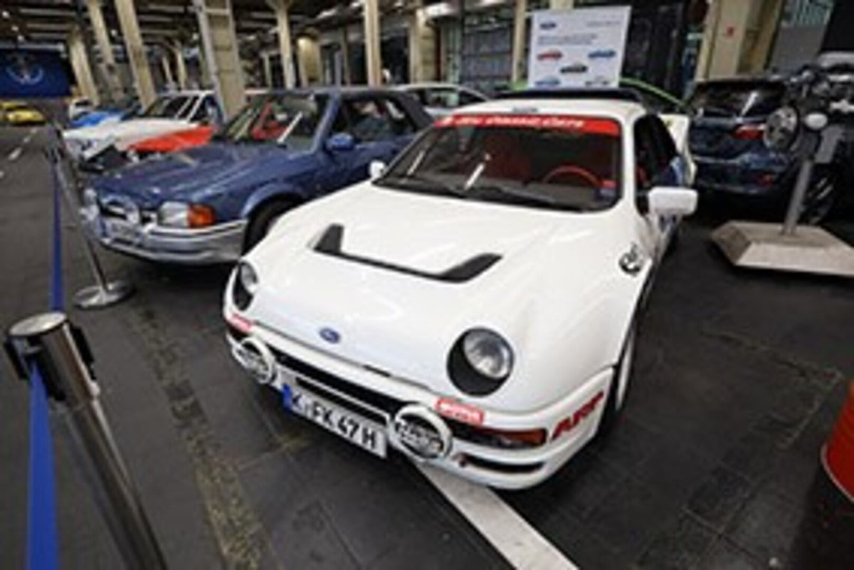 This archival image documents the 1986 Ford RS200 and is preserved in the Ford Heritage Vault as part of Ford Motor Company's historic photographic archive. Free for personal, non-commercial use. Ford Heritage Vault reference AR-2024-9.2.60.