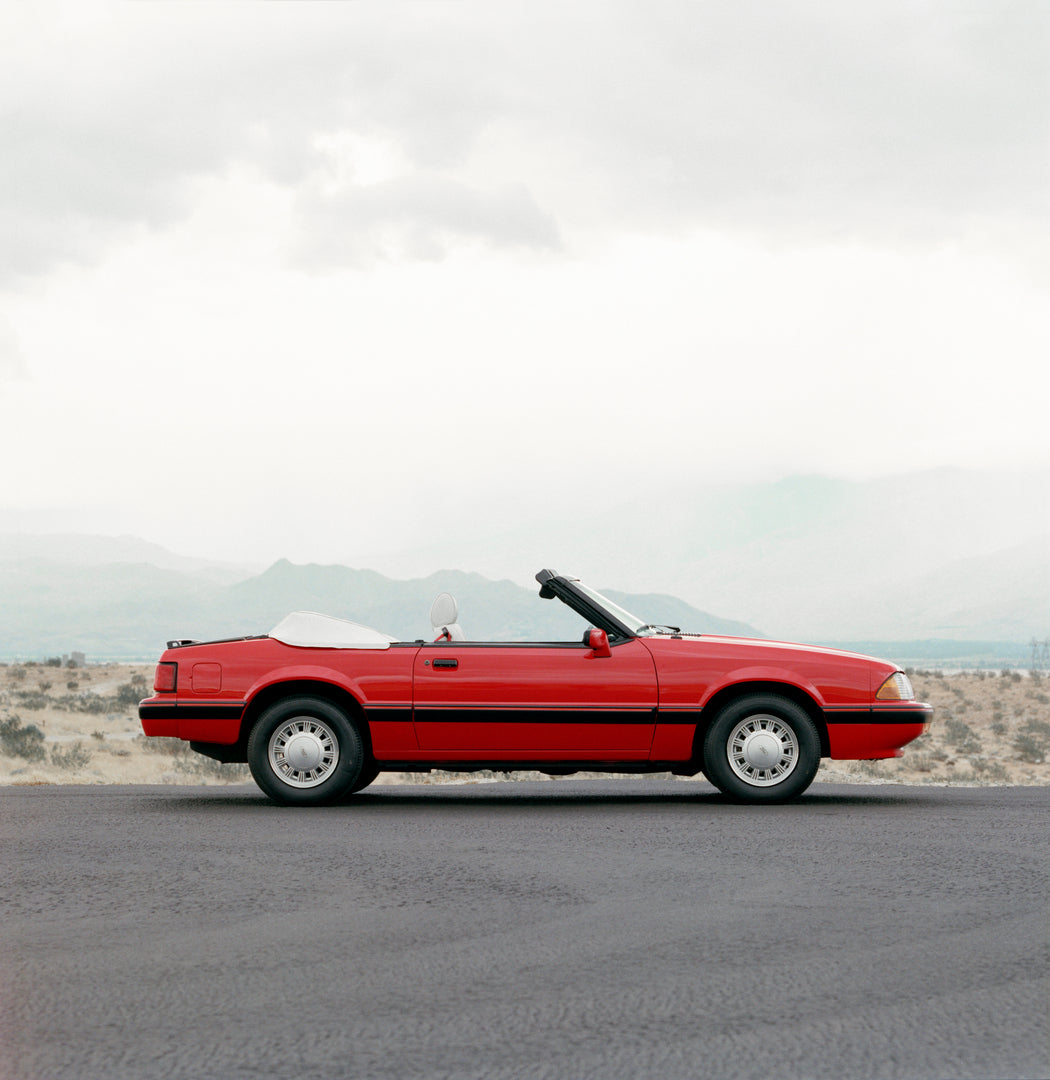 This archival image documents the 1989 Ford Mustang convertible and is preserved in the Ford Heritage Vault as part of Ford Motor Company's historic photographic archive. Free for personal, non-commercial use. Ford Heritage Vault reference AR-2008...