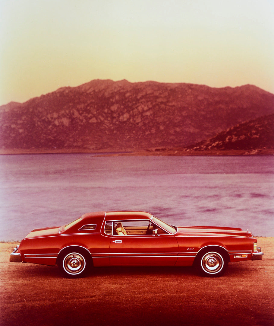 This archival image documents the 1976 Ford Thunderbird two-door and is preserved in the Ford Heritage Vault as part of Ford Motor Company's historic photographic archive. Free for personal, non-commercial use. Ford Heritage Vault reference AR-200...