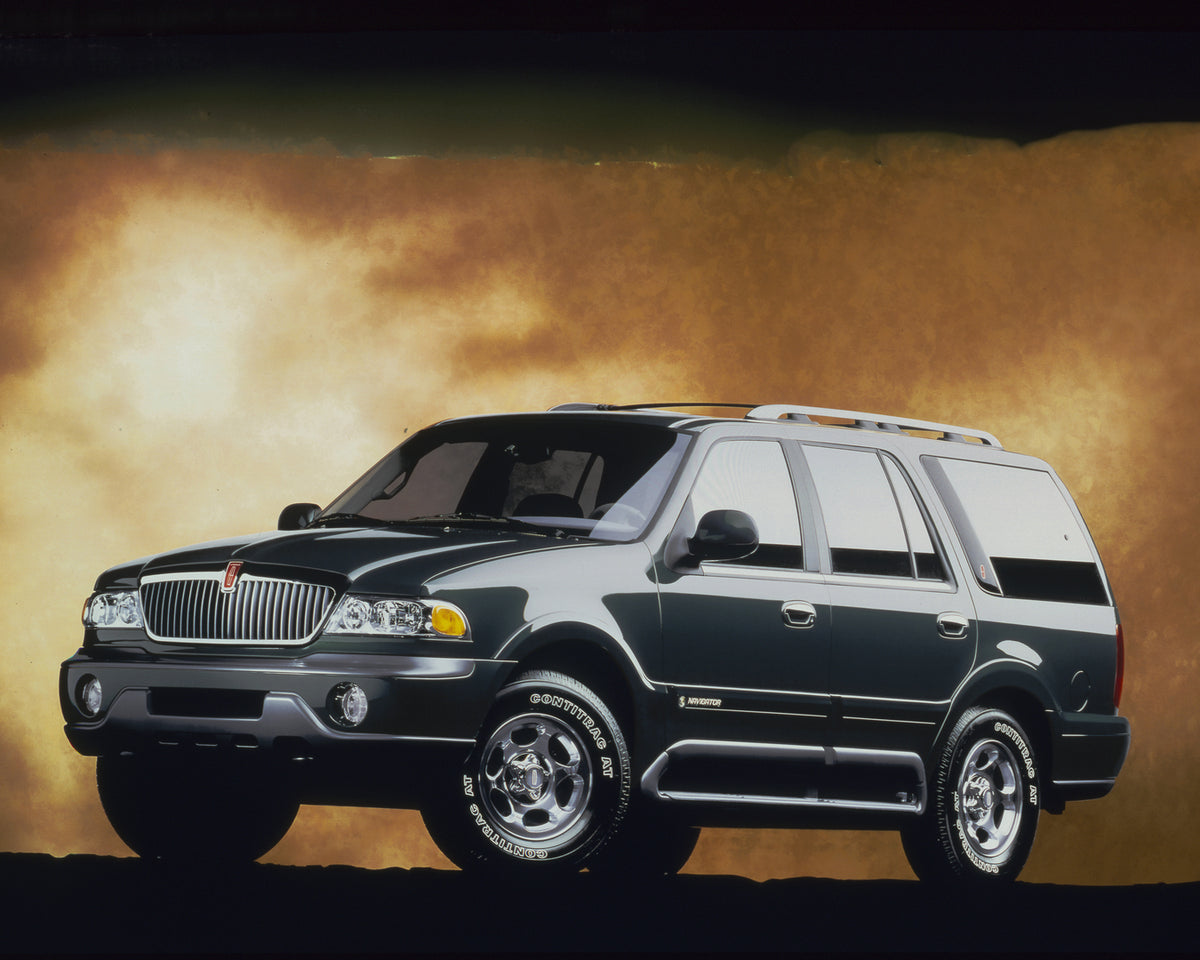 This archival image documents the 1998 Lincoln Navigator and is preserved in the Ford Heritage Vault as part of Ford Motor Company's historic photographic archive. Free for personal, non-commercial use. Ford Heritage Vault reference AR-2008-8.1.1....