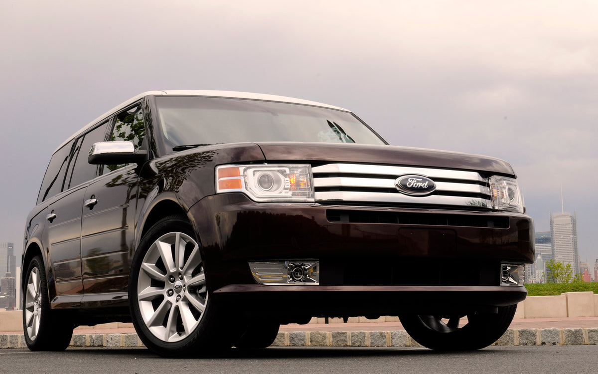 This archival image documents the 2009 Ford Flex and is preserved in the Ford Heritage Vault as part of Ford Motor Company's historic photographic archive. Free for personal, non-commercial use. Ford Heritage Vault reference AR-2008-8.1.2.8343.