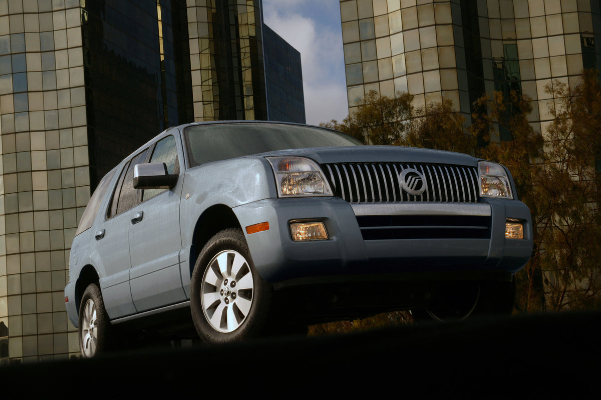 This archival image documents the 2006 Mercury Mountaineer Low Angle Front End and is preserved in the Ford Heritage Vault as part of Ford Motor Company's historic photographic archive. Free for personal, non-commercial use. Ford Heritage Vault re...