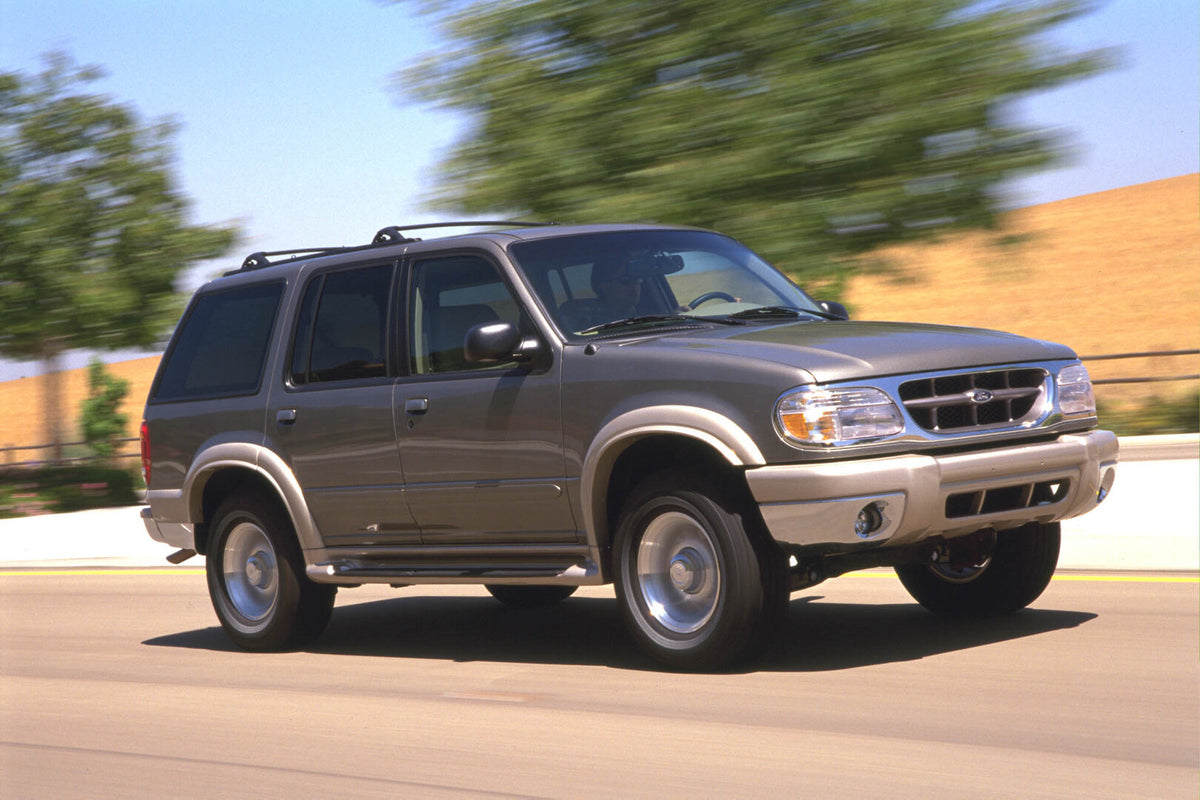 This archival image documents the 2000 Ford Explorer Eddie Bauer Brochure and is preserved in the Ford Heritage Vault as part of Ford Motor Company's historic photographic archive. Free for personal, non-commercial use. Ford Heritage Vault referen...