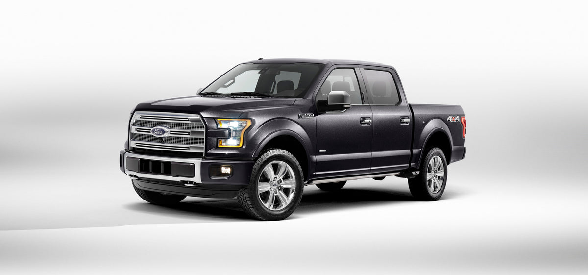 This archival image documents the 2015 Ford F-150 studio shot and is preserved in the Ford Heritage Vault as part of Ford Motor Company's historic photographic archive. Free for personal, non-commercial use. Ford Heritage Vault reference AR-2008-8...