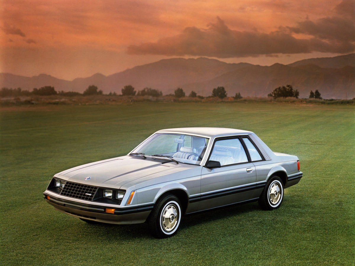 This archival image documents the 1981 Ford Mustang and is preserved in the Ford Heritage Vault as part of Ford Motor Company's historic photographic archive. Free for personal, non-commercial use. Ford Heritage Vault reference AR-2008-8.1.4.3455.