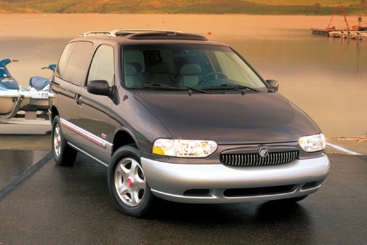 This archival image documents the 1999 Mercury Villager Lakeside and is preserved in the Ford Heritage Vault as part of Ford Motor Company's historic photographic archive. Free for personal, non-commercial use. Ford Heritage Vault reference AR-200...