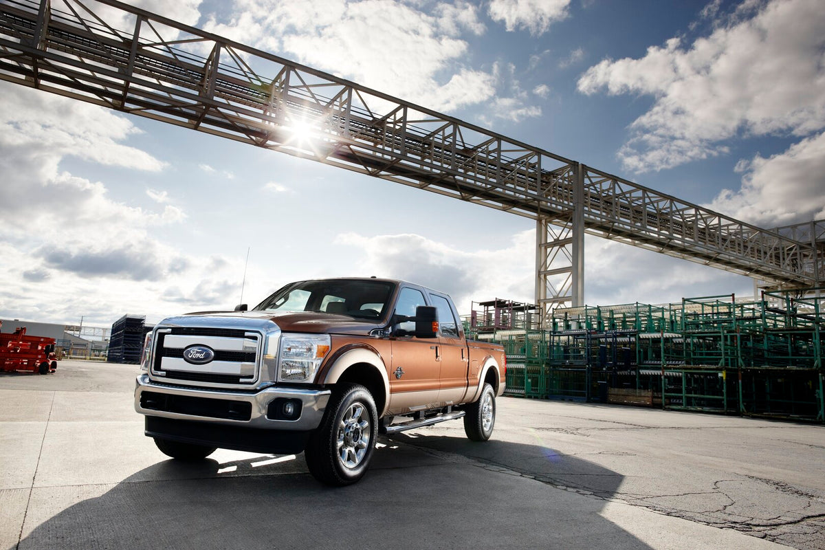 This archival image documents the 2011 Ford F-350 Super Duty on construction site and is preserved in the Ford Heritage Vault as part of Ford Motor Company's historic photographic archive. Free for personal, non-commercial use. Ford Heritage Vault...
