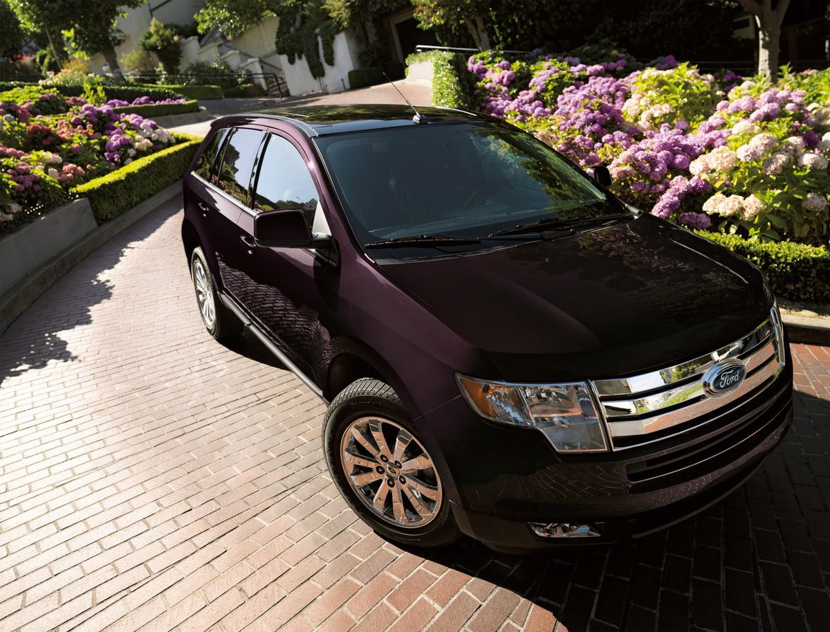 This archival image documents the 2008 Ford Edge and is preserved in the Ford Heritage Vault as part of Ford Motor Company's historic photographic archive. Free for personal, non-commercial use. Ford Heritage Vault reference AR-2008-8.1.2.7688.