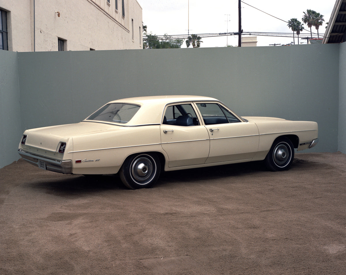 This archival image documents the 1969 Ford Custom 500 four-door sedan and is preserved in the Ford Heritage Vault as part of Ford Motor Company's historic photographic archive. Free for personal, non-commercial use. Ford Heritage Vault reference ...