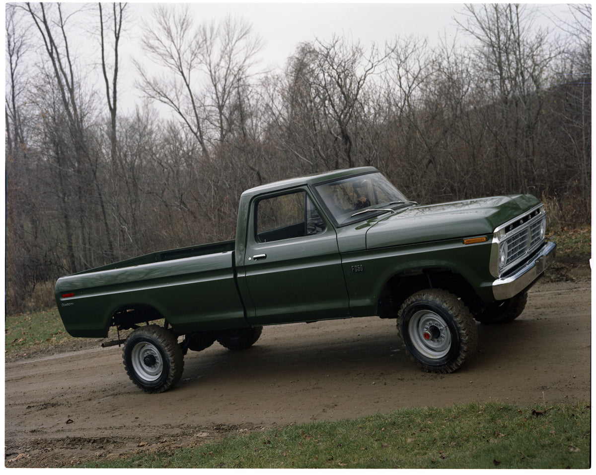 This archival image documents the 1973 Ford F-250 Custom 4x4 pickup and is preserved in the Ford Heritage Vault as part of Ford Motor Company's historic photographic archive. Free for personal, non-commercial use. Ford Heritage Vault reference AR-...