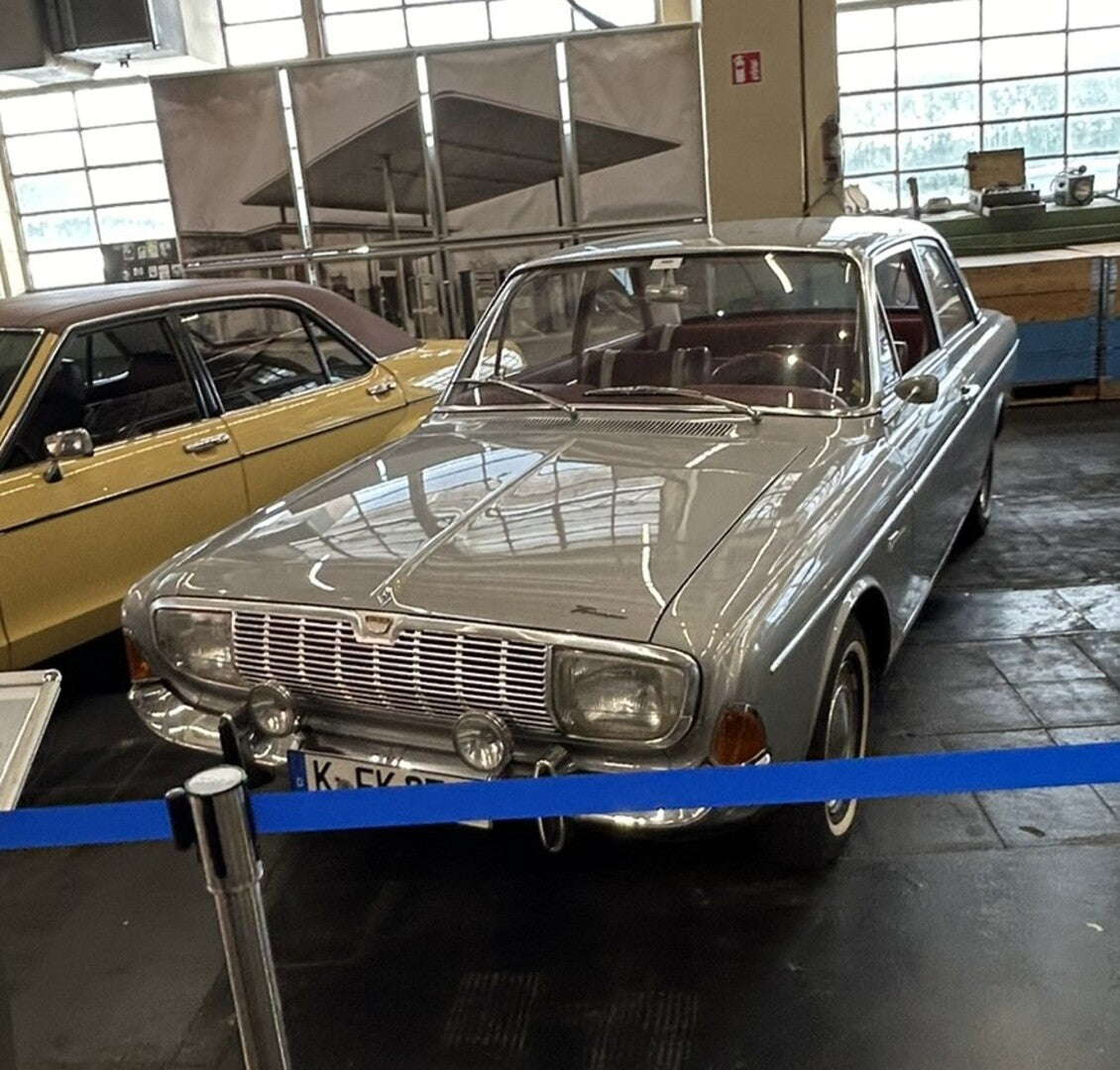 This archival image documents the 1967 Ford Taunus 20M TS P5 and is preserved in the Ford Heritage Vault as part of Ford Motor Company's historic photographic archive. Free for personal, non-commercial use. Ford Heritage Vault reference AR-2024-9....