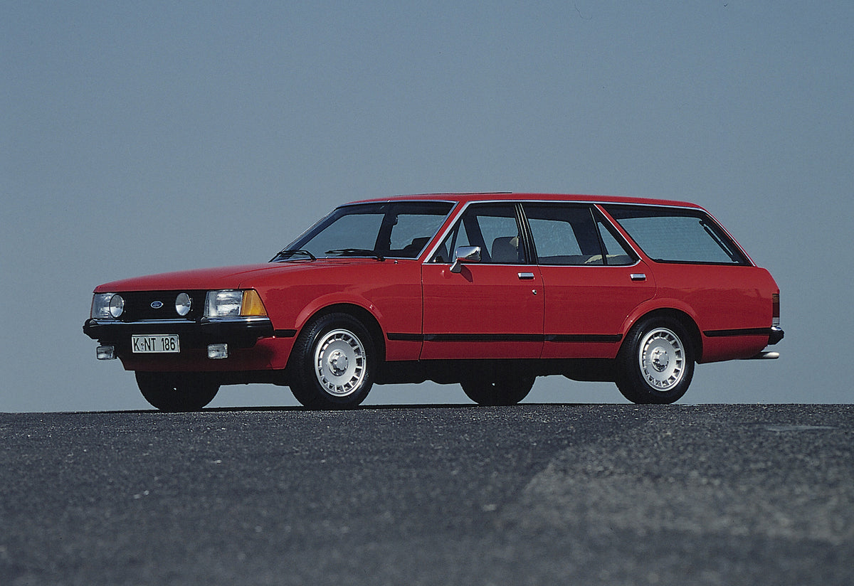 This archival image documents the 1977 Ford Granada Mark II with scenic blue sky and is preserved in the Ford Heritage Vault as part of Ford Motor Company's historic photographic archive. Free for personal, non-commercial use. Ford Heritage Vault ...