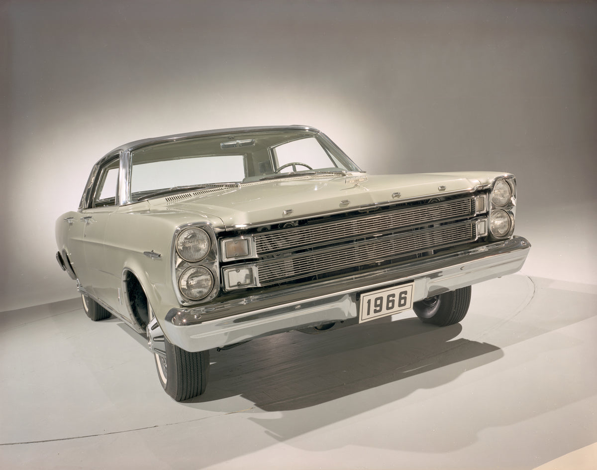 This archival image documents the 1966 Ford LTD four-door hardtop and is preserved in the Ford Heritage Vault as part of Ford Motor Company's historic photographic archive. Free for personal, non-commercial use. Ford Heritage Vault reference AR-20...