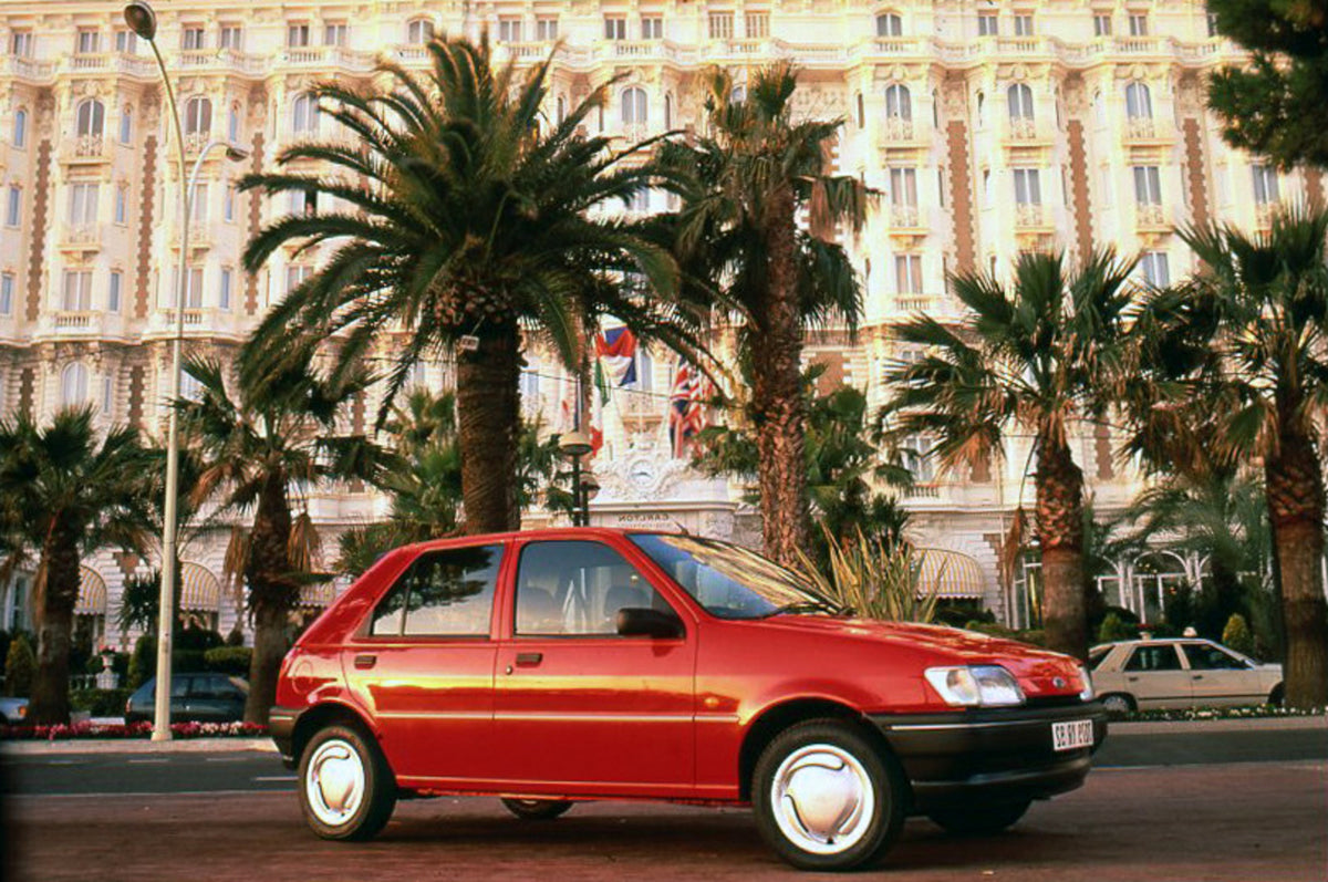 This archival image documents the 1994 Ford Fiesta Mark III in Nice, France and is preserved in the Ford Heritage Vault as part of Ford Motor Company's historic photographic archive. Free for personal, non-commercial use. Ford Heritage Vault refer...