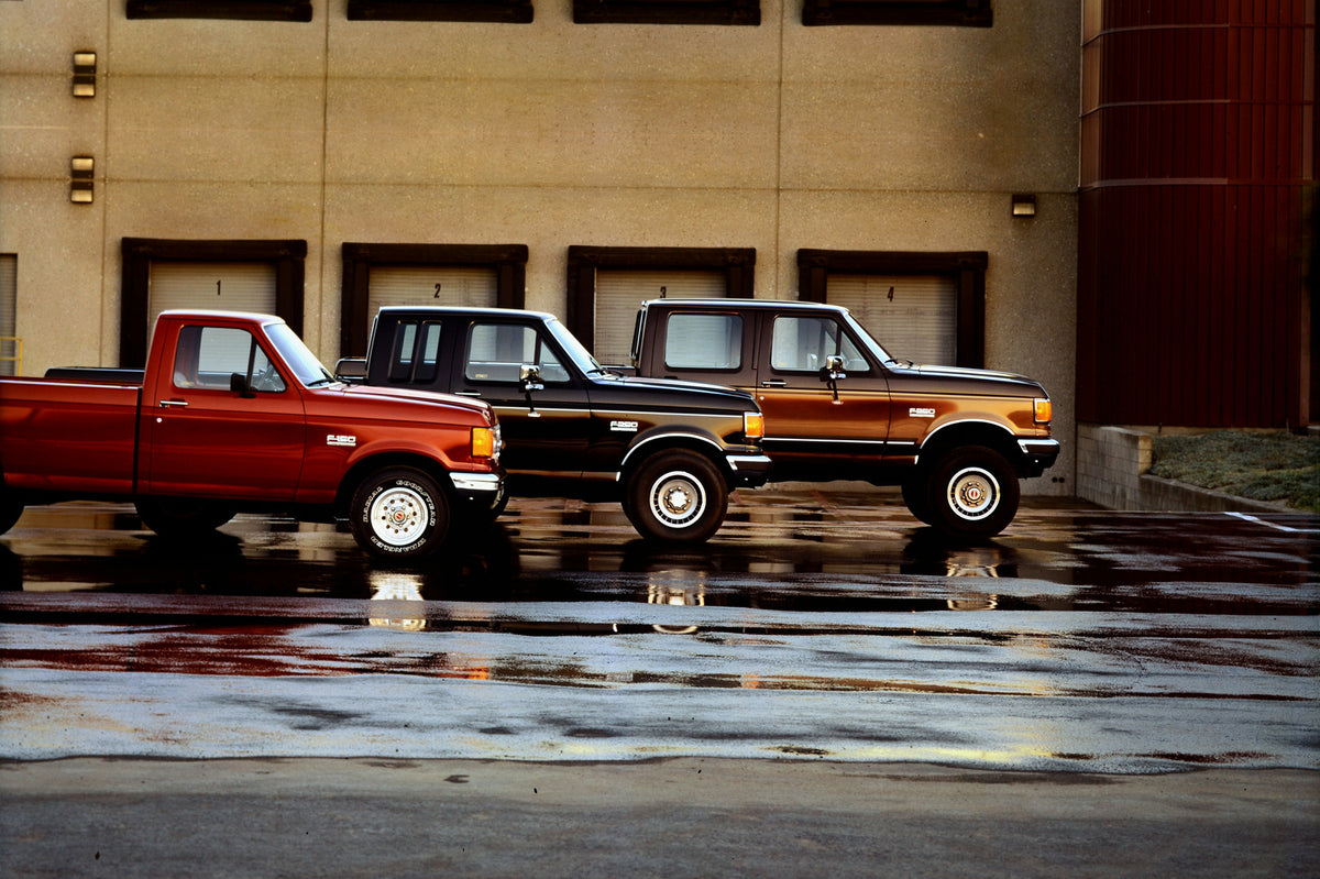 This archival image documents the 1991 Ford F-150 F-250 F-350 and is preserved in the Ford Heritage Vault as part of Ford Motor Company's historic photographic archive. Free for personal, non-commercial use. Ford Heritage Vault reference AR-2001-9...