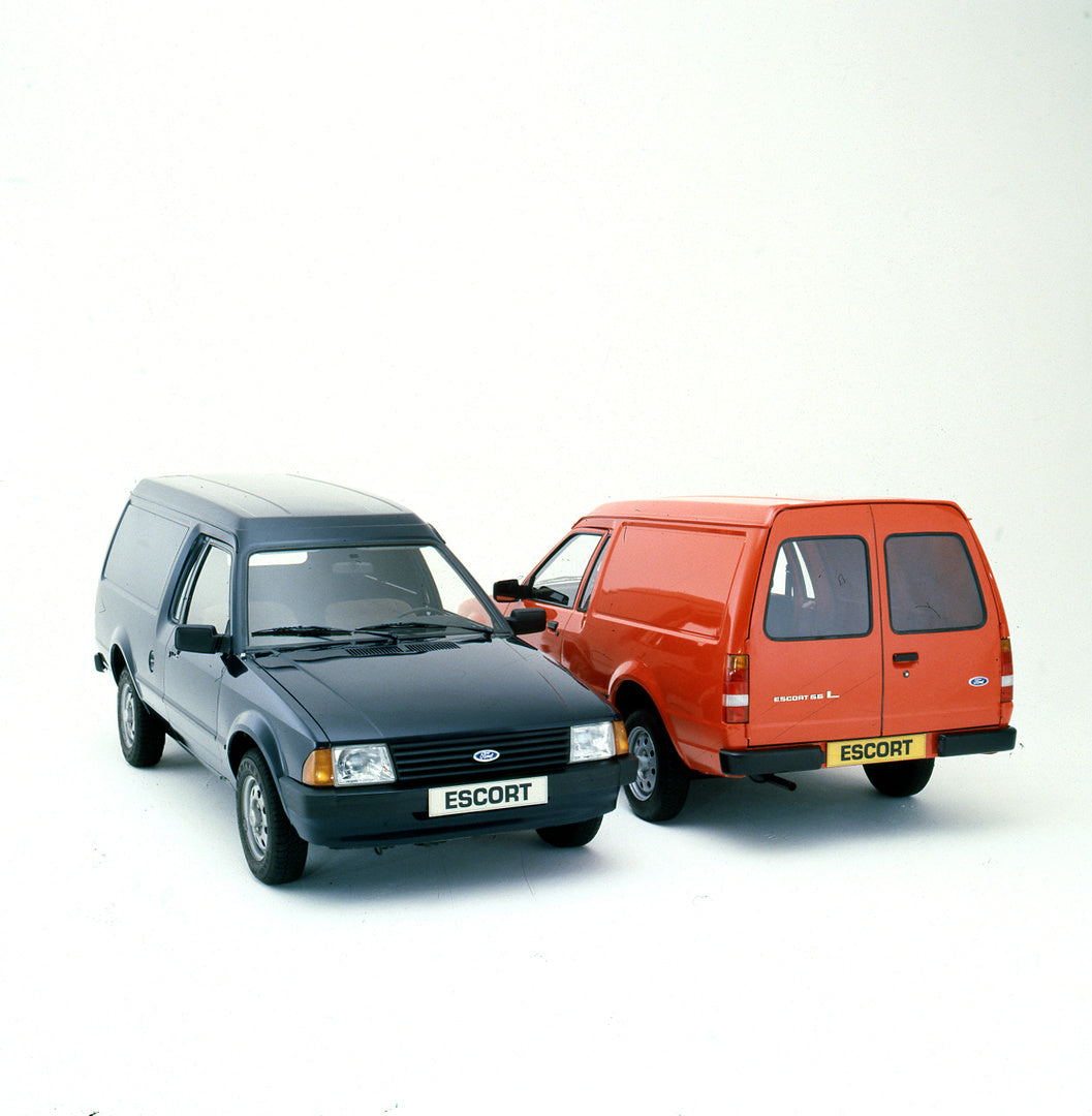 This archival image documents the 1980 Ford Escort Mark III Vans 55 L in studio and is preserved in the Ford Heritage Vault as part of Ford Motor Company's historic photographic archive. Free for personal, non-commercial use. Ford Heritage Vault r...