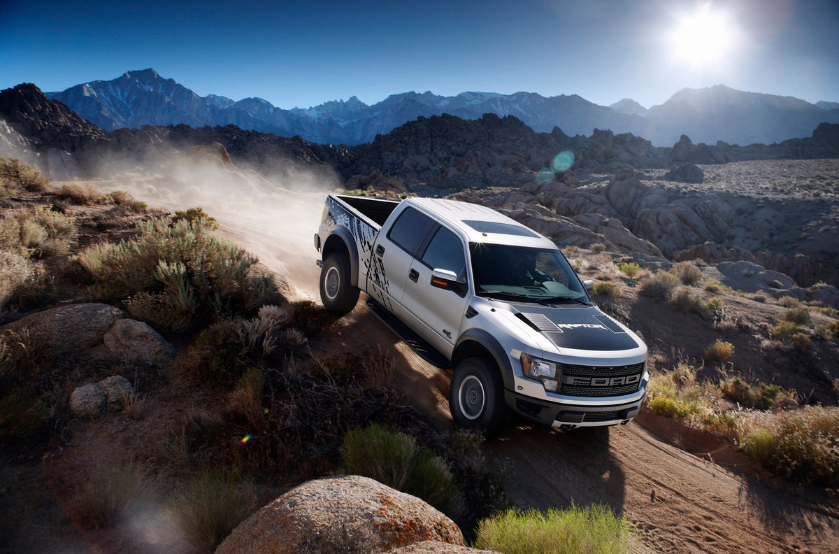 This archival image documents the 2011 Ford F-150 SVT Raptor off-roading scenic MS127 and is preserved in the Ford Heritage Vault as part of Ford Motor Company's historic photographic archive. Free for personal, non-commercial use. Ford Heritage V...