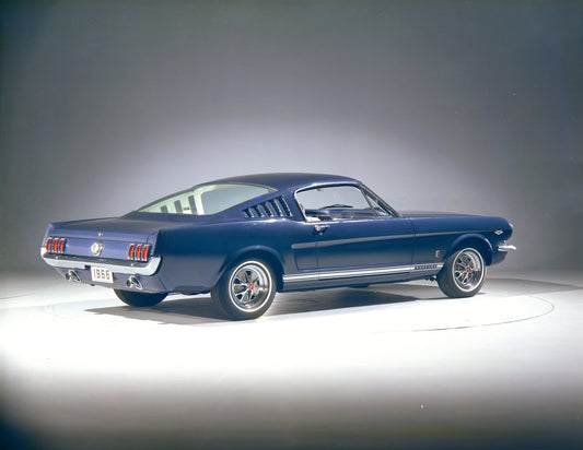 1966 Ford Mustang GT fastback in studio HV 1966-0019