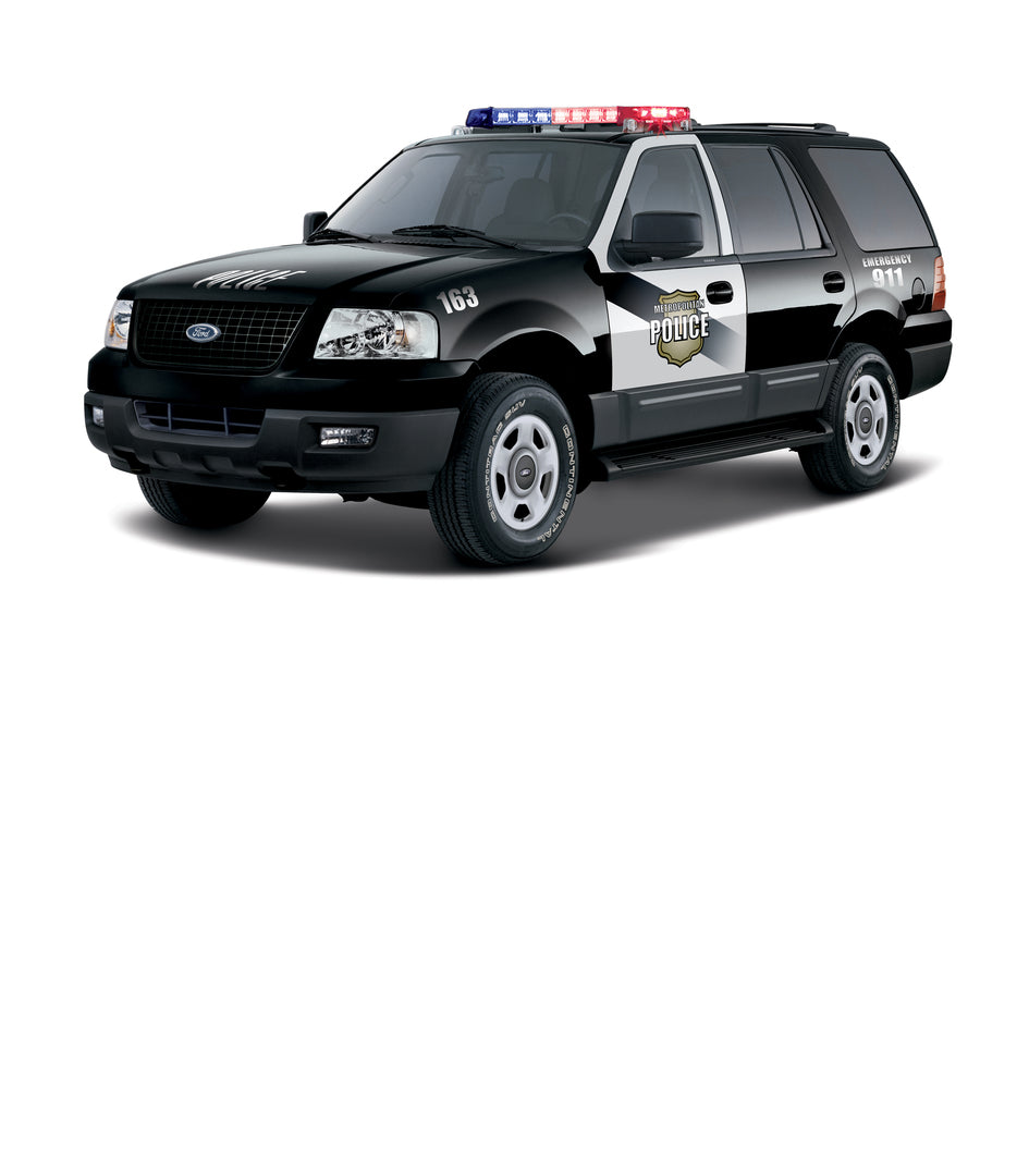 This archival image documents the 2006 Ford Expedition police car and is preserved in the Ford Heritage Vault as part of Ford Motor Company's historic photographic archive. Free for personal, non-commercial use. Ford Heritage Vault reference AR-20...
