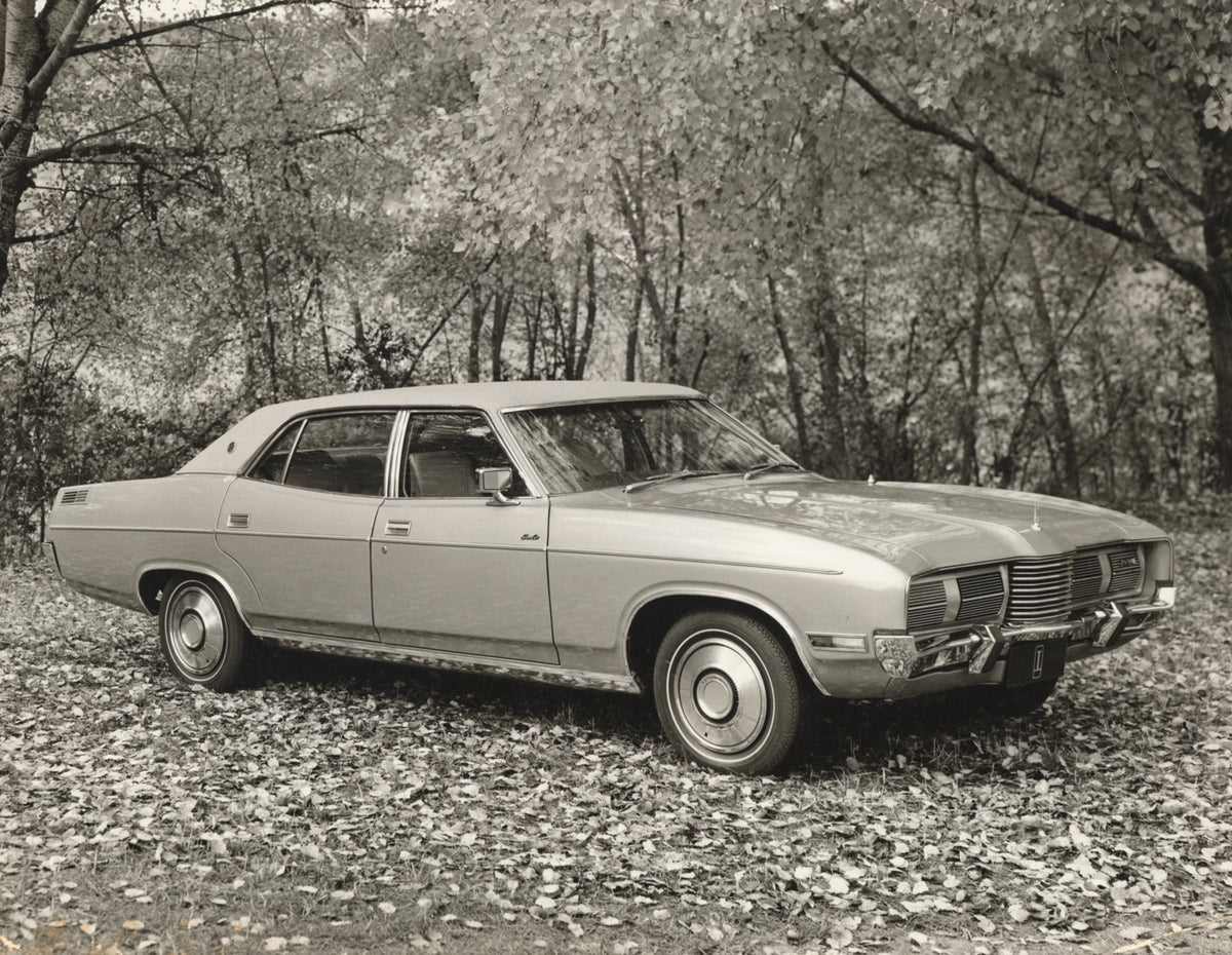 This archival image documents the 1973 Ford LTD Sedan 3/4 Front View FAP-2011-3 and is preserved in the Ford Heritage Vault as part of Ford Motor Company's historic photographic archive. Free for personal, non-commercial use. Ford Heritage Vault r...