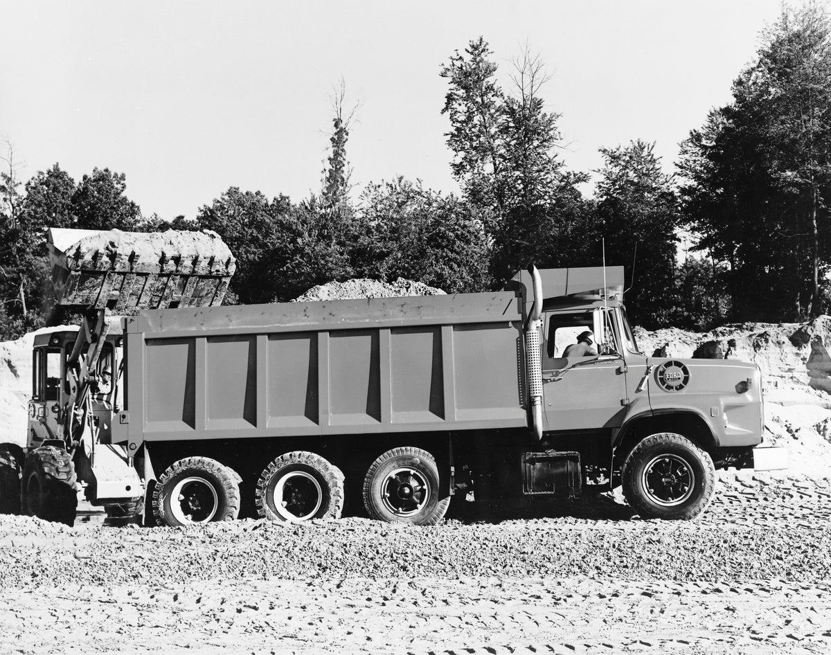 This archival image documents the 1976 Ford LT-9000 truck and is preserved in the Ford Heritage Vault as part of Ford Motor Company's historic photographic archive. Free for personal, non-commercial use. Ford Heritage Vault reference AR-2001-77-13...
