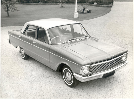1965 Ford XP Falcon in scenic driveway HV 1965-0137