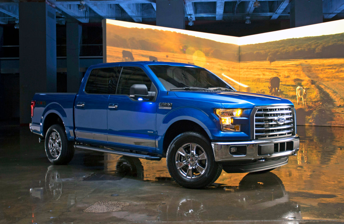 This archival image documents the 2016 Ford F-150 in studio MS and is preserved in the Ford Heritage Vault as part of Ford Motor Company's historic photographic archive. Free for personal, non-commercial use. Ford Heritage Vault reference AR-2008-...