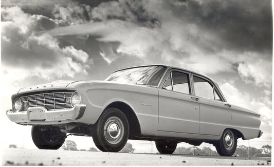 1960 Ford XK Falcon with scenic cloudy sky HV 1960-0109
