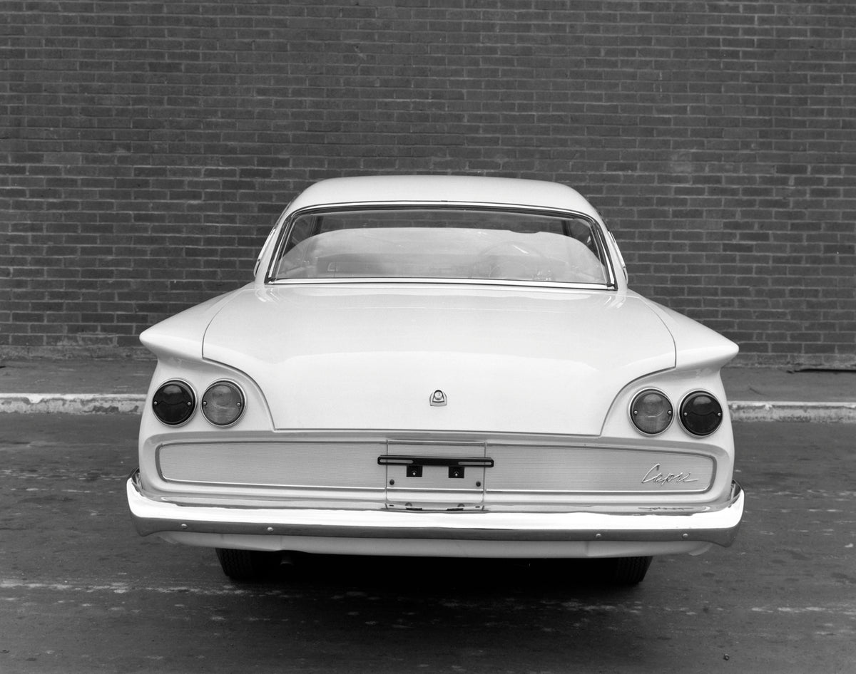 This archival image documents the 1961 Ford Consul Capri and is preserved in the Ford Heritage Vault as part of Ford Motor Company's historic photographic archive. Free for personal, non-commercial use. Ford Heritage Vault reference AR-2000-213654...