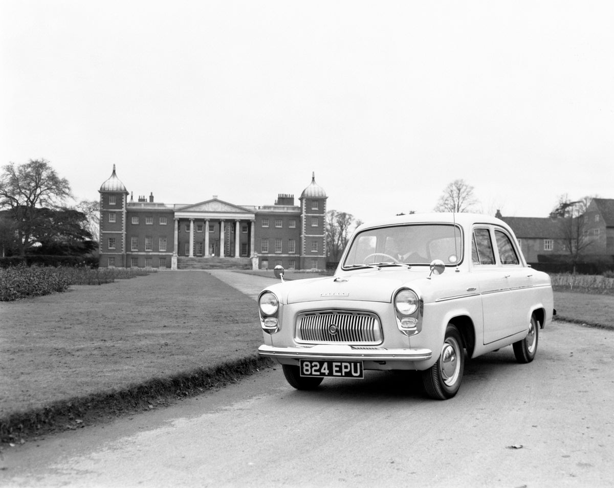 This archival image documents the 1954 Ford Prefect 100E in Dorset district of England and is preserved in the Ford Heritage Vault as part of Ford Motor Company's historic photographic archive. Free for personal, non-commercial use. Ford Heritage ...