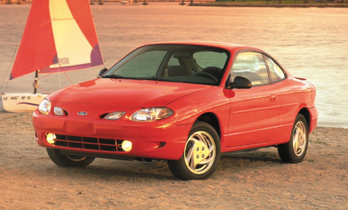 This archival image documents the 1999 Ford Escort and is preserved in the Ford Heritage Vault as part of Ford Motor Company's historic photographic archive. Free for personal, non-commercial use. Ford Heritage Vault reference AR-2008-8.1.2.7057.