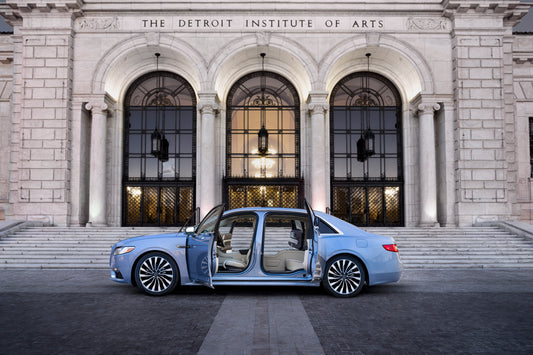 2019 Lincoln Continental with coach doors at the Detroit Institute of Arts HV 2019-0018