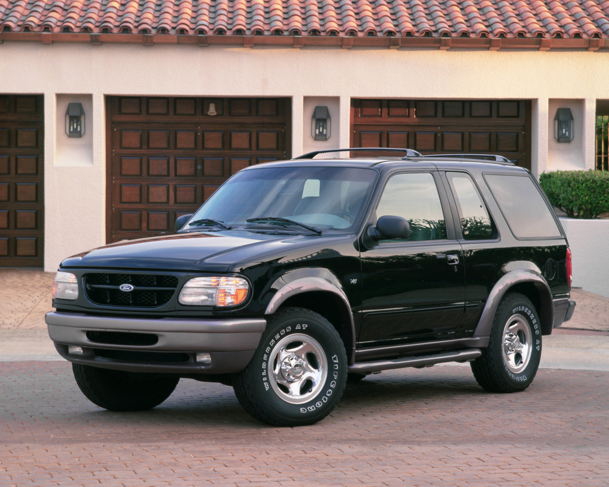 This archival image documents the 1998 Ford Explorer Sport and is preserved in the Ford Heritage Vault as part of Ford Motor Company's historic photographic archive. Free for personal, non-commercial use. Ford Heritage Vault reference AR-2008-8.1....