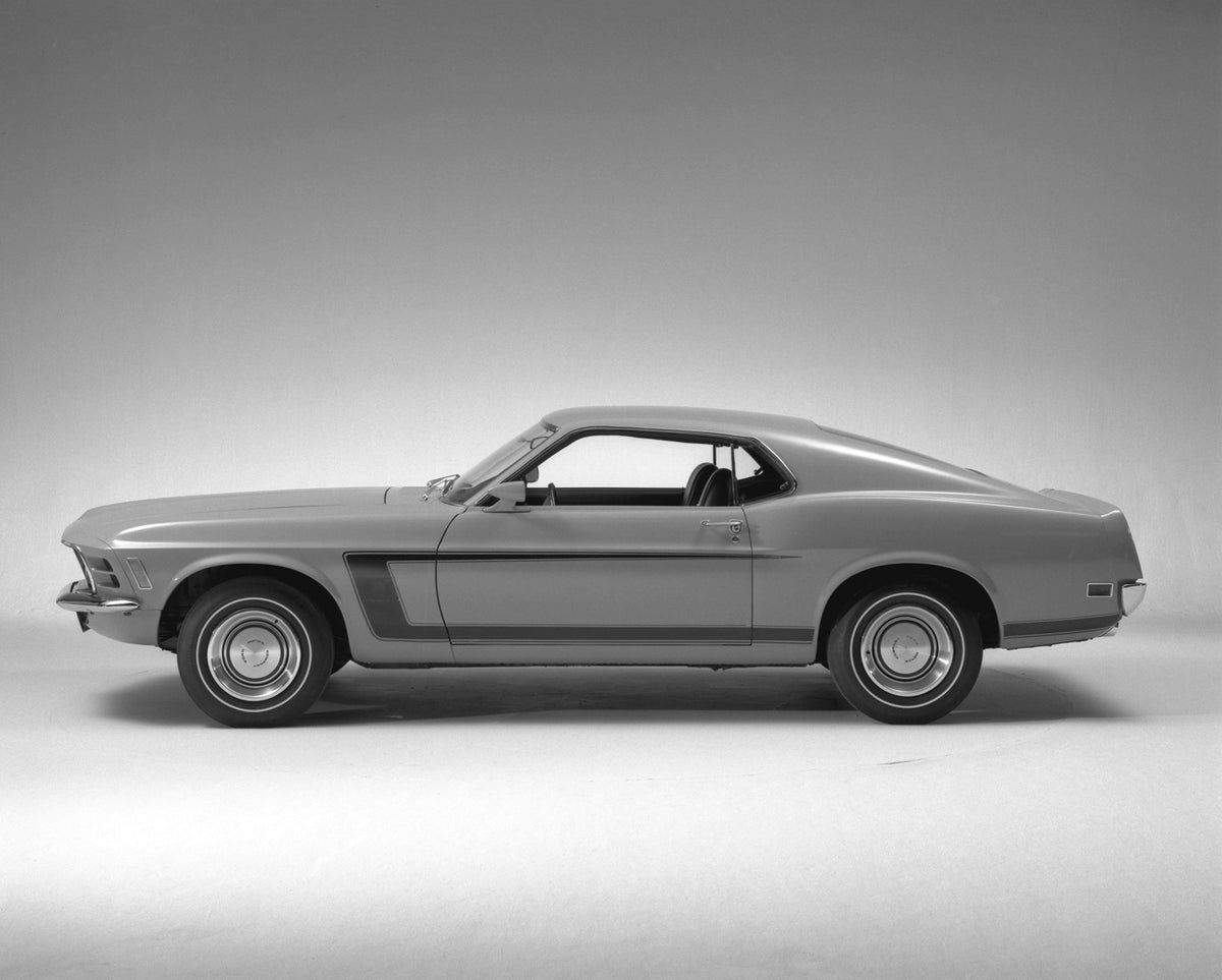 This archival image documents the 1970 Ford Mustang fastback and is preserved in the Ford Heritage Vault as part of Ford Motor Company's historic photographic archive. Free for personal, non-commercial use. Ford Heritage Vault reference AR-2008-8....