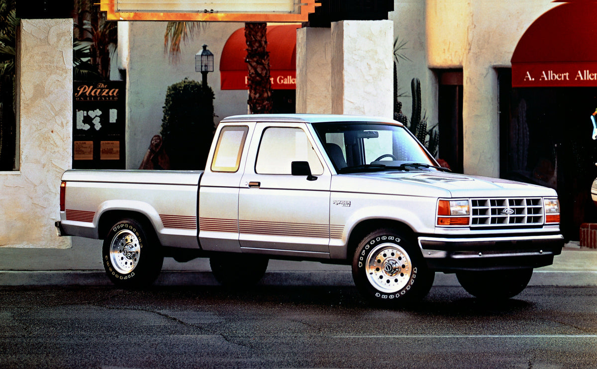 This archival image documents the 1992 Ford Ranger XLT and is preserved in the Ford Heritage Vault as part of Ford Motor Company's historic photographic archive. Free for personal, non-commercial use. Ford Heritage Vault reference AR-2001-94-20880...