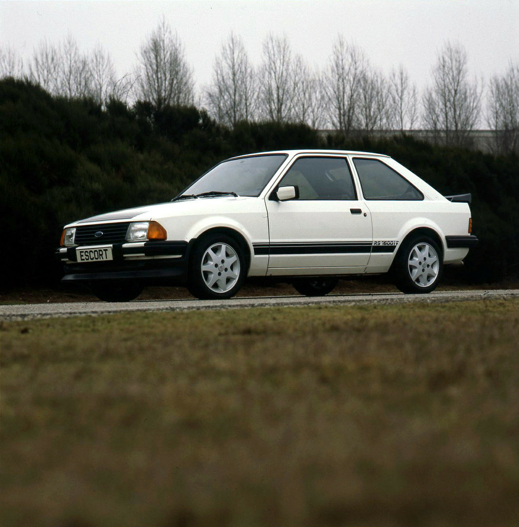 This archival image documents the 1982 Ford Escort RS1600i Mark III at Merkenich and is preserved in the Ford Heritage Vault as part of Ford Motor Company's historic photographic archive. Free for personal, non-commercial use. Ford Heritage Vault ...