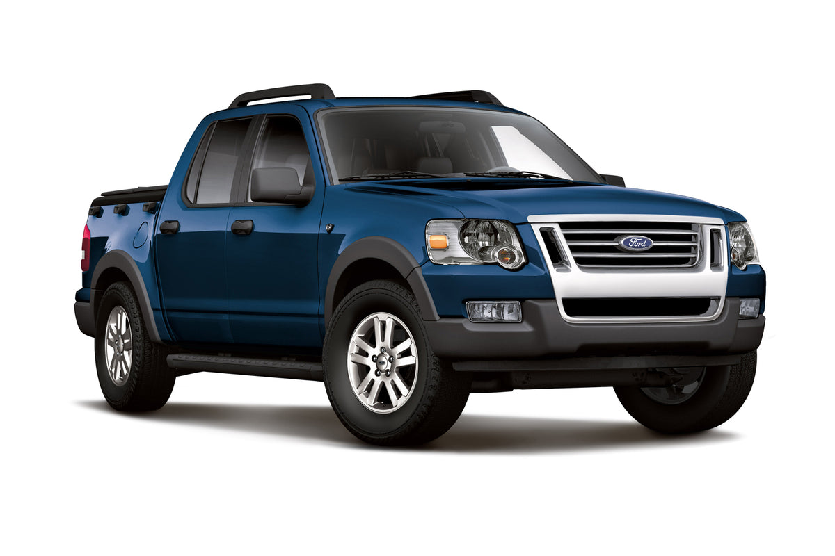 This archival image documents the 2008 Ford Explorer Sport Trac and is preserved in the Ford Heritage Vault as part of Ford Motor Company's historic photographic archive. Free for personal, non-commercial use. Ford Heritage Vault reference AR-2008...