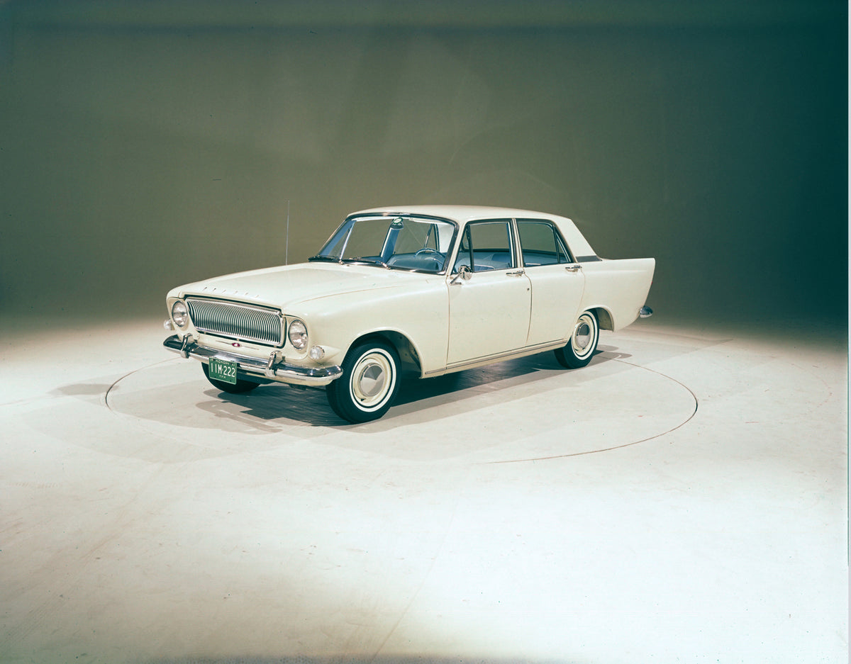 This archival image documents the 1963 Ford Zephyr 4 in studio and is preserved in the Ford Heritage Vault as part of Ford Motor Company's historic photographic archive. Free for personal, non-commercial use. Ford Heritage Vault reference AR-2008-...