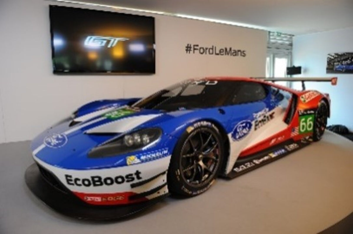 This archival image documents the 2015 Ford GT and is preserved in the Ford Heritage Vault as part of Ford Motor Company's historic photographic archive. Free for personal, non-commercial use. Ford Heritage Vault reference AR-2024-9.3.2.13.